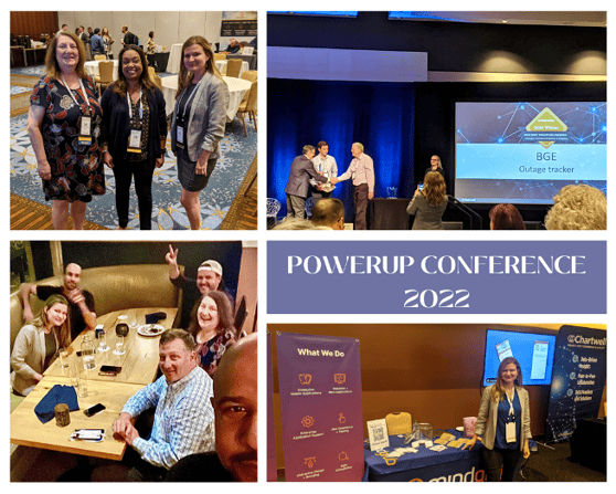 images of Mindgrub team at PowerUp conference