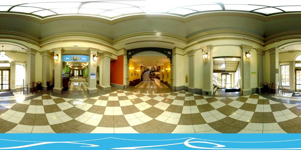 360 degree image of inside JHU Peabody